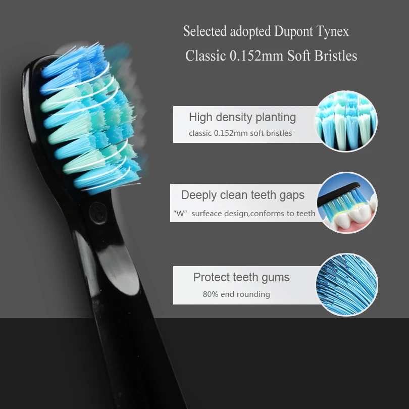 SEAGO электрическая зубная щетка перезаряжаемая зубная щетка Водонепроницаемая звуковая зубная щетка автоматическая зубная щетка дорожная Щетка отбеливание зубов