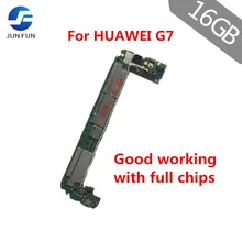 Бренд Jun Fun 2 Гб ОЗУ 16 Гб ПЗУ для HUAWEI G7 L01 3g 4G поддержка материнская плата разблокированная материнская плата EMUI материнская плата