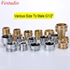 1pc Chrome Brass Faucet Aerator Adapter For Male Female G1/2