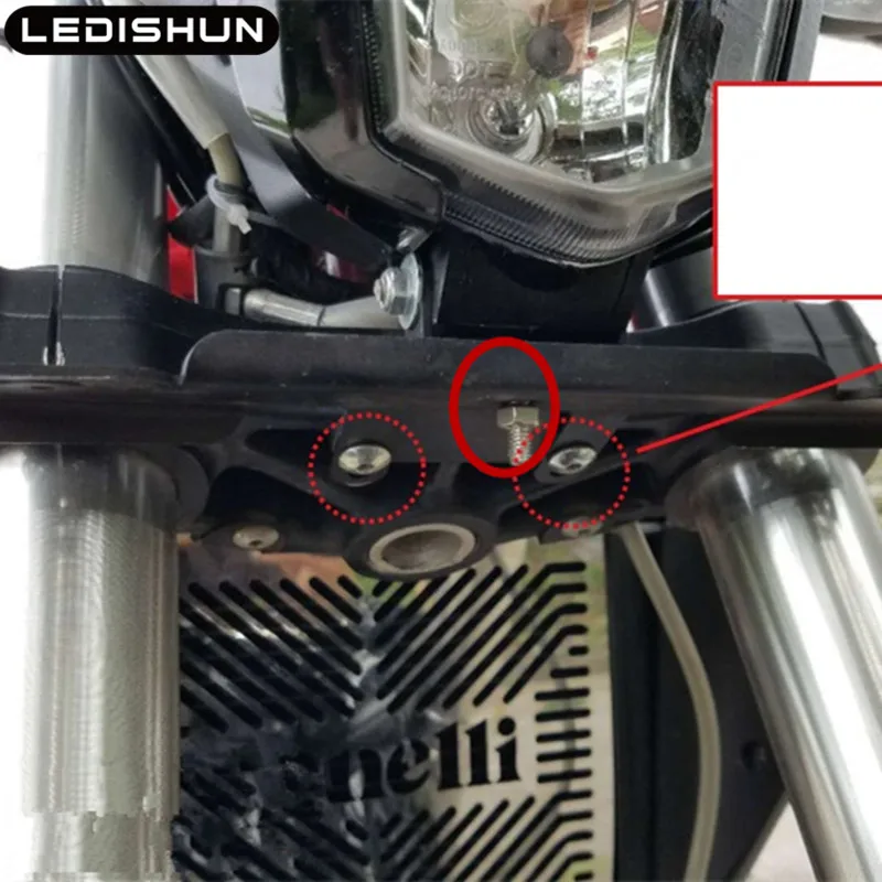 Противотуманная фара для мотоцикла с кронштейном Benelli Leoncino 500 BJ500 BJ600 BN600