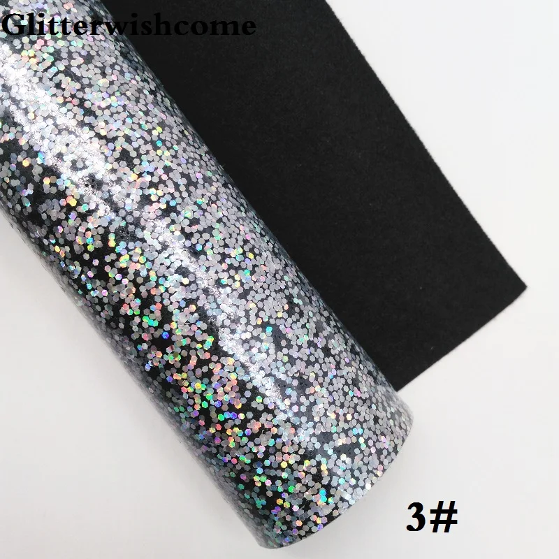 Glitterwishcome 21X29 см A4 размер винил для бантов гладкая блестящая кожа Fabirc искусственная кожа листы для бантов, GM227A