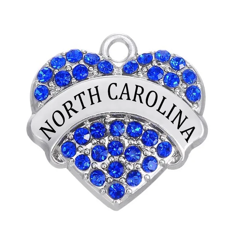 Wholesale Women Jewelry White Crystal Hearts Styles State Of North