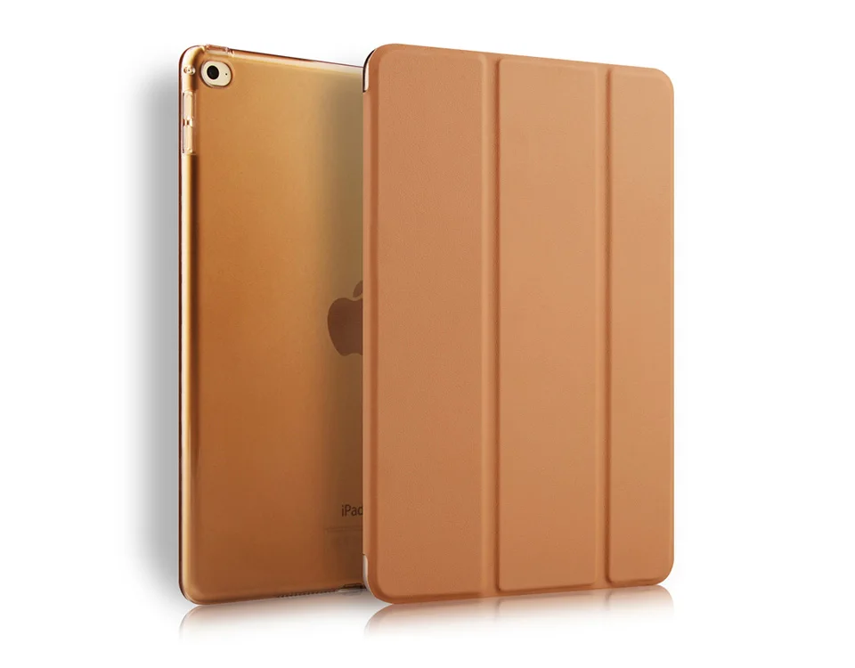 Brown Для iPad Air 2, ZVRUA YiPPee цветной чехол из полиуретана для смартфона чехол Магнит Пробуждение сна для apple iPad Air2 retina, релиз - Цвет: Brown