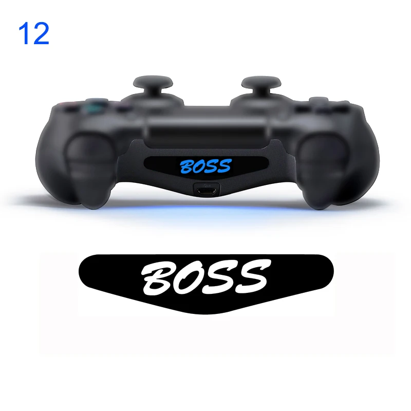 50 pcs Game Controller Light Bar Lightbar Decal Sticker For PS4 Playstation 4 Perfect Random Number
