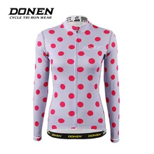 DONEN Spring Autumn Outdoor women Bike Bicycle cycling jacket COOLDRY Long Sleeves MTB Clothing Shirts Wear Bike jacket