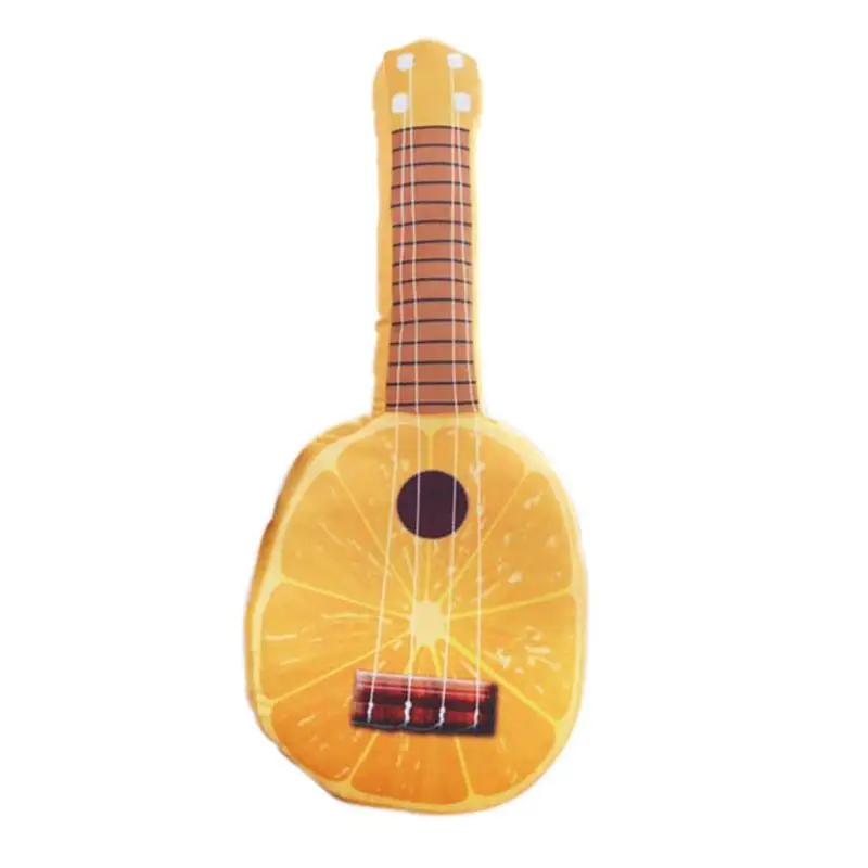 65 см креативная имитация гитары-фрукты плюшевая игрушка мягкая оранжевая киви подушка в виде арбуза для детей Забавный подарок на день рождения для детей - Цвет: 03