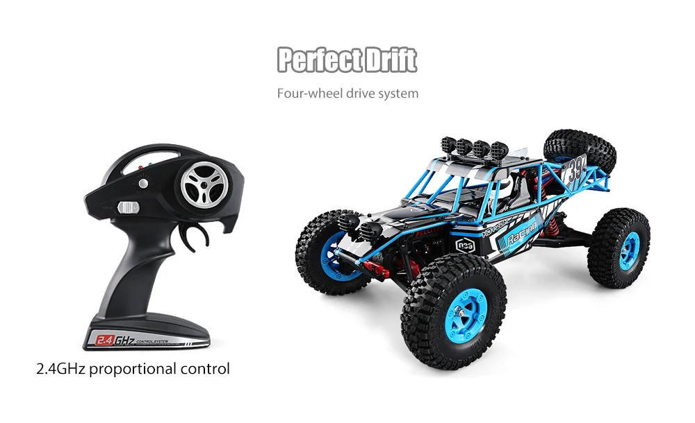 JJRC Q39 1:12 4WD RC пустынный грузовик RTR 35 км/ч+ быстрая скорость 1 кг сервопривод с высоким крутящим моментом 7,4 В 1500 мАч LiPo аккумулятор F22485