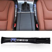 R DESIGN RDESIGN Leather Car Seat Gap Filler Pad Slot Plug for Volvo XC60 S60L V40