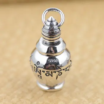 

Thai silver pendant S990 Zuyin wholesale six words of Buddhism Scripture can open the Shurangama MANTRA Pendant