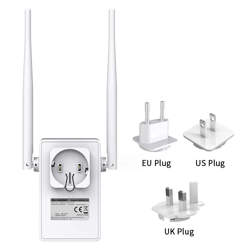 Comfast Wi-fi ретранслятор/маршрутизатор/точка Acess AP 300 Мбит/с Wi-fi усилитель сигнала 10dbi антенный маршрутизатор беспроводной усилитель сигнала расширитель