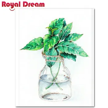 

Fresh small mulberry leaves DIY Painting By Numbers Canvas Painitng Home Wall Art Picture Coloring By Numbers For Home Decor