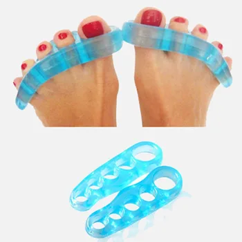 

1 Pair=2 Pcs Gel Silicone Bunion Corrector Toe Protector Toe Spreader Foot Care Tool Hot