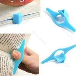 Высокое качество универсальный пластиковый большой палец держатель страниц книги удобная книга маркер закладки алфввит