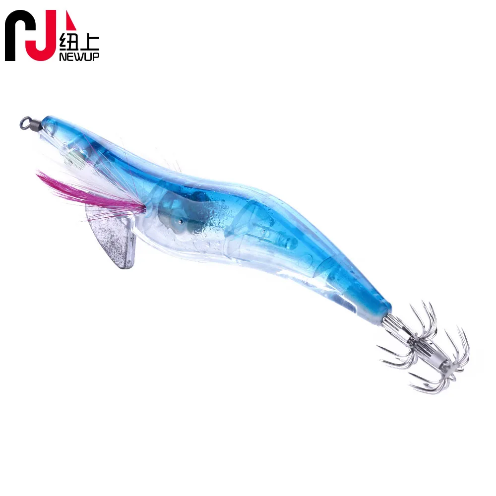 NEWUP 1 шт. 105 мм 15 г 3 0 # кальмарные Джиги световые рыболовные приманки Светодиодный