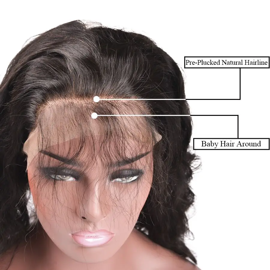 Deep Wave 360 Lace Frontal Closure Brazilian Hair 100% Human Hair Closure Pre Plucked Frontal Free/Three/Middle Part Closure Deep Wave 360 Lace Frontal Closure Brazilian Hair 100% Human Hair Closure Pre Plucked Frontal Free/Three/Middle Part Closure