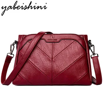 

3-in-1 Luxury Leather Handbags Women Bags Designer Women Messenger Bags Spring Female Shoulder Bag For Ladies 2019 Handbag