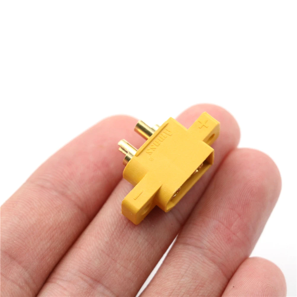 

Wholesale DIY XT60E-M Mountable XT60 Male Plug Connector For RC Models Multicopter Fixed Board Spare Part