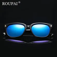 ROUPAI 2017 New Fashion Unisex Polarized Sunglasses Women Brand Designer Sun Glasses For Men Vintage Driving Glasses oculos