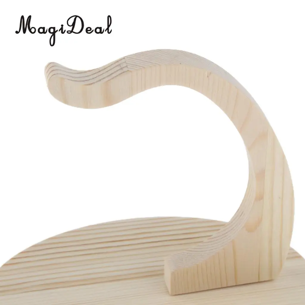 Wooden Glasses Display Rack Sunglass Stand Shelf Hanging Bracket Watches Jewelry Display