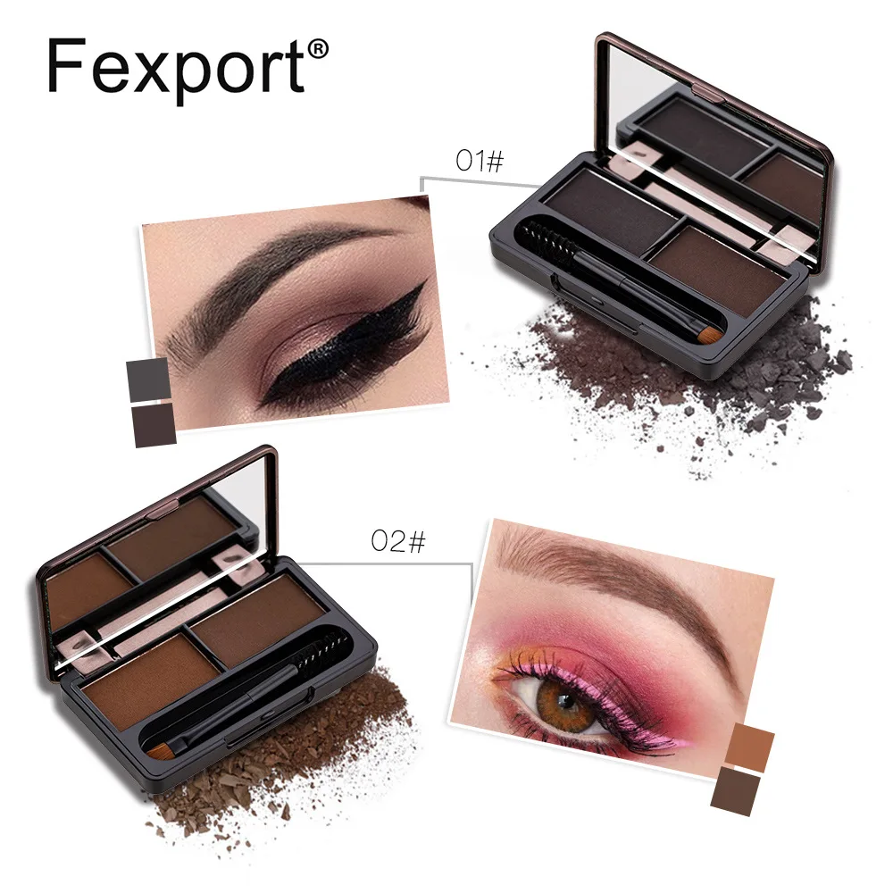 eyebrow pencil eyebrow gel makeup brushes Two-color eyebrow powder combination Long-lasting waterproof and moisturizing eyebrow pencil eyebrow gel makeup brushes Two-color eyebrow powder combination Long-lasting waterproof and moisturizing