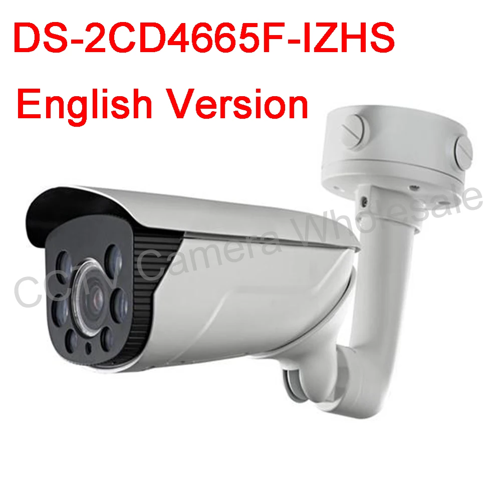 

Free shipping English version DS-2CD4665F-IZHS 6MP Smart IP Vandal-proof Bullet Camera Support 128G on-board storage POE
