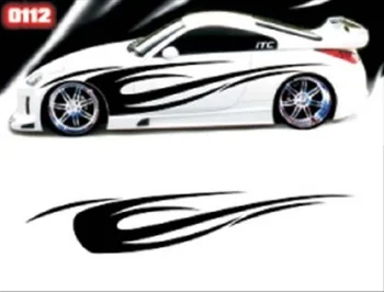 

For 2Pcs VINYL GRAPHICS DECAL STICKER CAR BOAT AUTO TRUCK 100" MT-112-Y Car styling