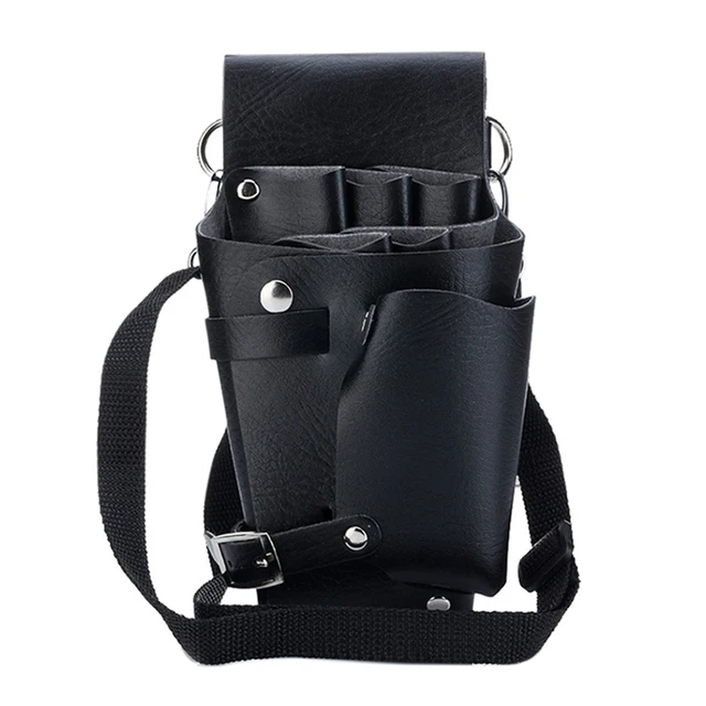 Us 7 5 39 Off Hair Scissors Bag Barber Pu Leather Hairdressing Tools Scissor Holster Pouch Holder Waist Shoulder Belt Kers Tas On