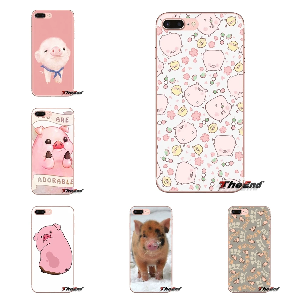 Soft Transparent Cases Covers funny animal pig For iPod Touch Apple iPhone 4 4S 5 5S SE 5C 6 6S 7 8 X XR XS Plus MAX |