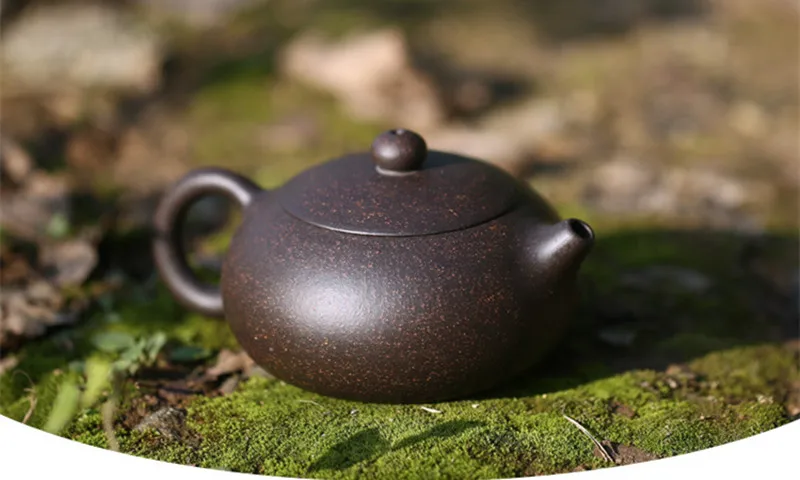 220 мл Исин чайник zisha xishi заварочный чайник ручной работы чайник фиолетовая глина Посуда для напитков с подарочной коробкой костюм tieguanyin пуэр