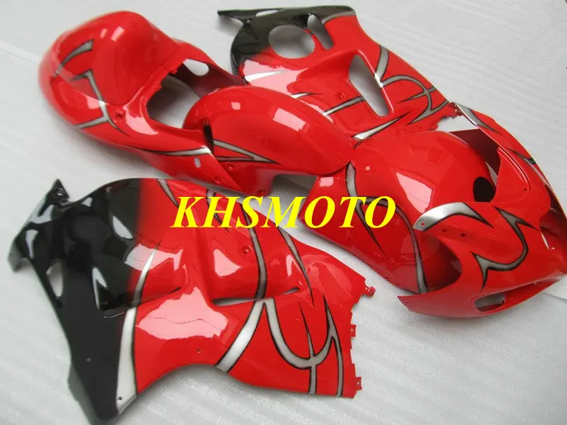 

Tank cover+ Fairing KIT for SUZUKI Hayabusa GSXR1300 96 99 00 07 GSXR 1300 1996 2007 ABS Hot red black Fairings set+7gifts SD15