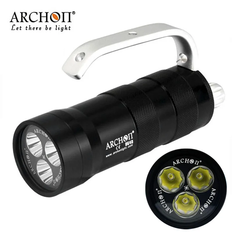 

100% Original ARCHON DG40(WG46) Diving Flashlight * XM-L2 U2 LED 100 Meter Underwater 2000 Lumens With Built-in Battery