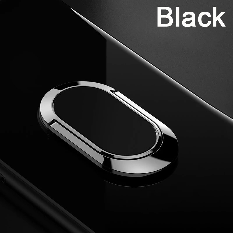 Power 5 Cover for Ulefone Power 5 Case luxury 6.0 inch Soft Black plastic Metal Finger Ring Funda for Ulefone Power 5S 5 S Cases