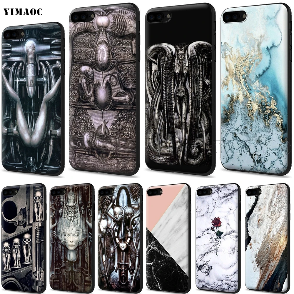 

YIMAOC Hr Giger Li II Silicone Soft Case for iPhone 11 Pro XS Max XR X 8 7 6 6S Plus 5 5S SE