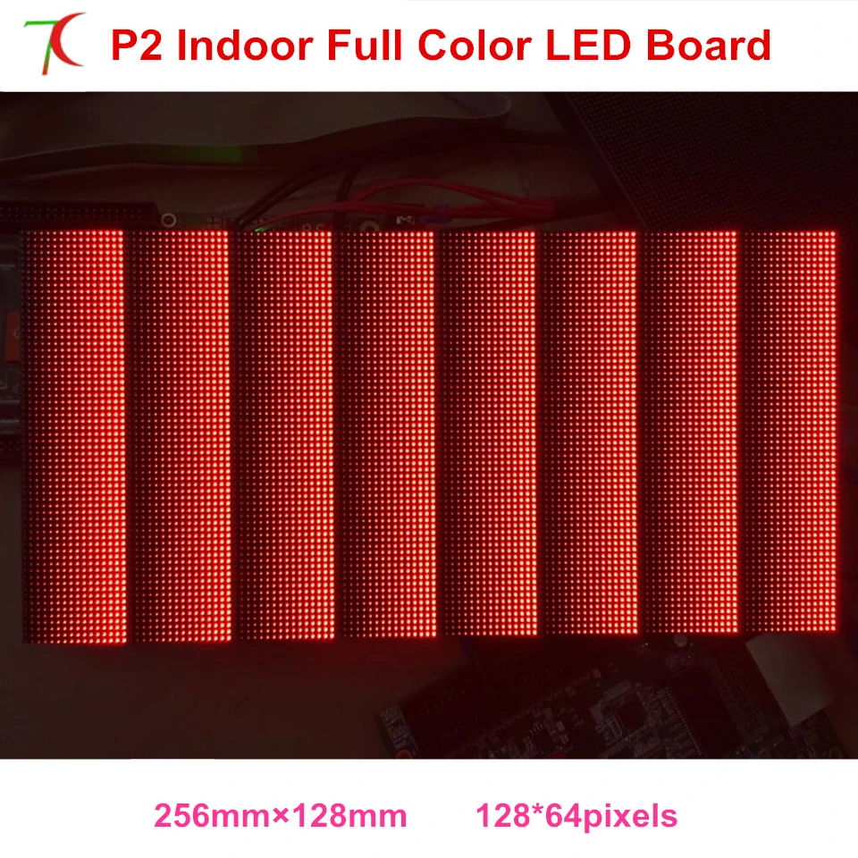 

256*128mm P2 indoor full color led panels for high definition led display video wall in media or meeting room,250.000dots/sqm