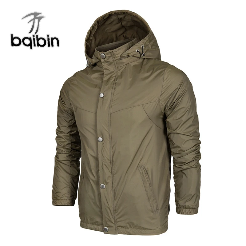 Мужская ветровка водонепроницаемая с капюшоном на весну и осень 2019|men thin jacket|jacket
