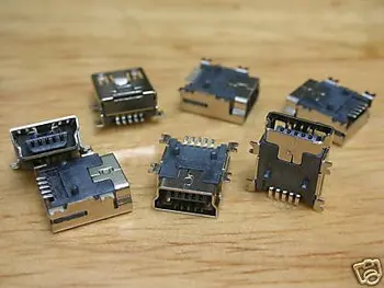 

200 USB 5-Pin Female Right-Angle PCB Mount Jack RoHS UF