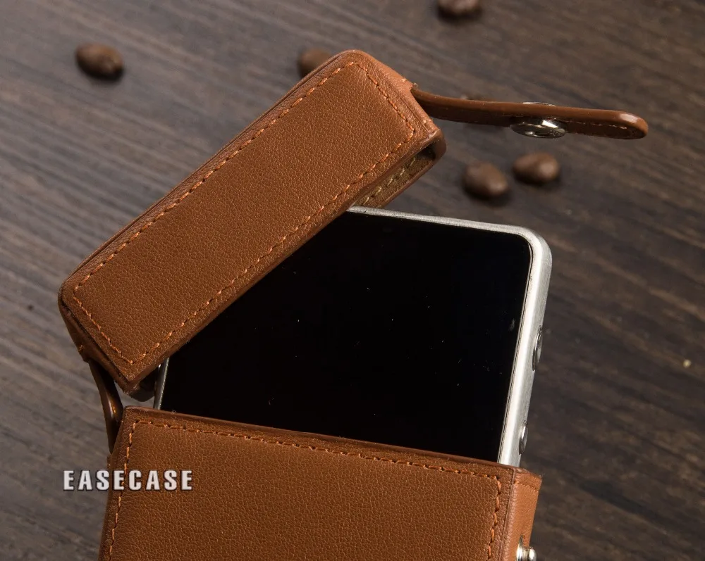 A4 Custom-Made Genuine Leather case for HIBY R6 /
