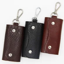 Новинка, брелок из искусственной кожи, чехол, кошелек, чехол для ключей, сумка, модный мужской держатель для ключей, органайзер, автомобильный чехол для ключей