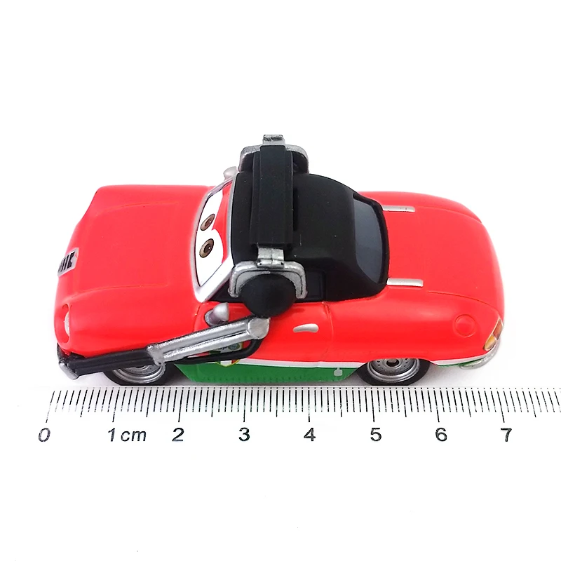 Disney Pixar Cars игрушечный автомобиль Франческо шеф повар guisppe Motorsosi литой металл 1:55