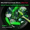 WALFOS-Accesorios de utensilios para cocina de silicona de grado alimenticio, juego de utensilios de cocina resistentes al calor, espátula antiadherente, cuchara giratoria de cucharón ► Foto 2/6