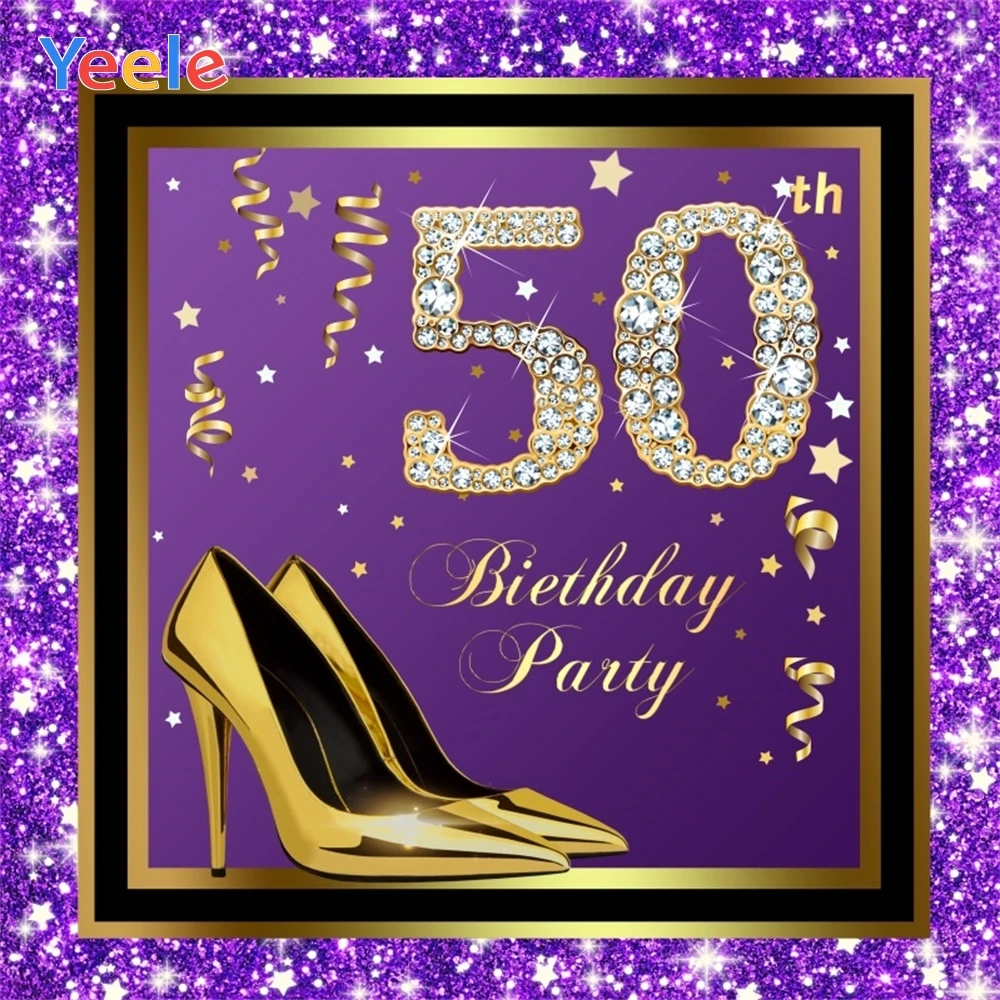 

Yeele Dear Mother 50th Birthday Party Gorgeous Scene Photography Backgrounds Personalize Photographic Backdrops For Photo Studio