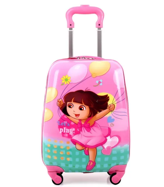 TRAVEL TALE 16 inch girls cheap small rolling luggage kids suitcase