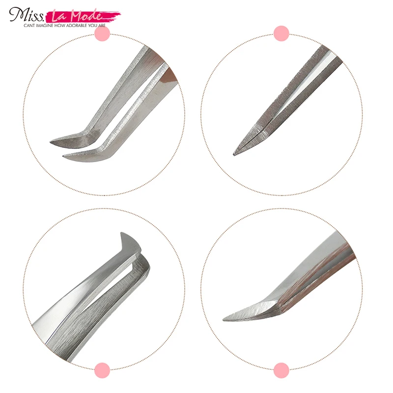 Misslamode 5 шт. норковые пучковые ресницы для наращивания Профессиональный пинцет для накладных ресниц объем ресниц инструменты