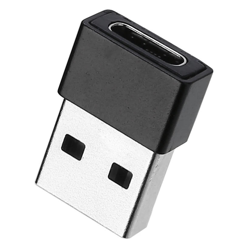 New Mini Type C USB-C 3.1 Female to USB 2.0 Male Adapter OTG Cable Converter Durable Black Connector Adapter