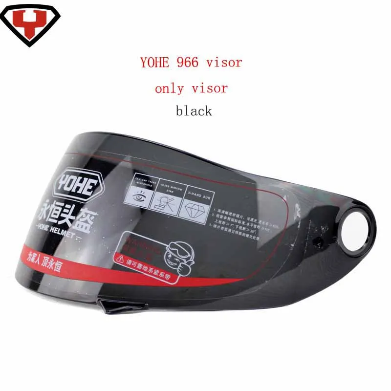 YOHE helmets YH966 full face motorcycle helmet visor ,black silver