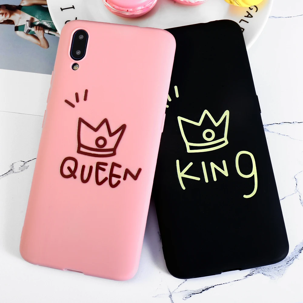 

Carton King Queen Phone Case For Xiaomi Redmi Note 3 4 4X 5 5A 6 7 Pro 3S 4A 6A S2 Plus GO A2 Lite Cases Silicone Fundas Capa