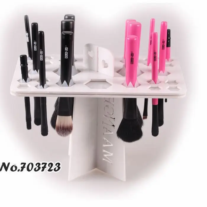 Складной органайзер для кистей макияжа #01 белый|holder image|brush holderbrush holder makeup |