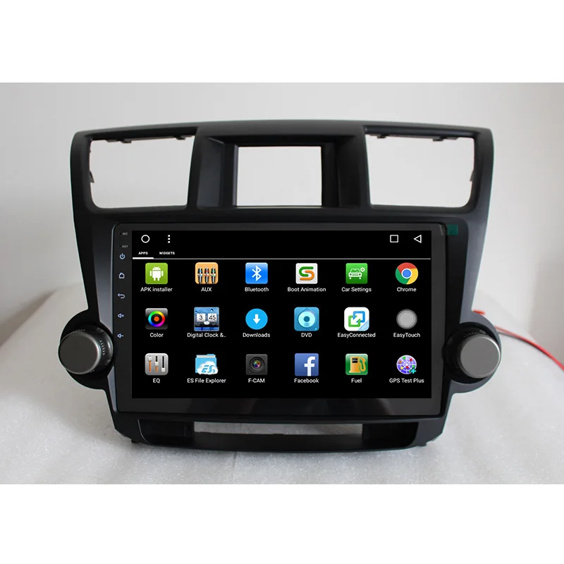 Discount Lenvio IPS 2G RAM 32G ROM Octa Core Android 7.1 CAR DVD PLAYER For Toyota Highlander 2009-2012 2013 2014 Radio GPS Navigation BT 2