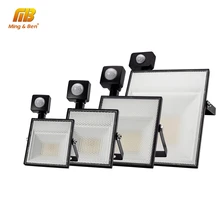 Светодиодный прожектор с ИК-датчиком движения датчик регулируемого освещения 15 Вт 30 Вт 45 Вт 60 Вт 220 В SMD2835 IP65 для наружной стены сада гаража лампы