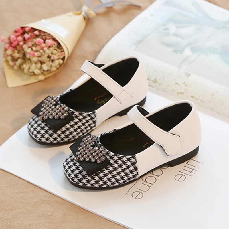 

Children Shoes 2019 New Fashion Girls Baby Flats Shoes Kids Girls Princess Rhinestone Shoes Dance Shoes Size 21-36